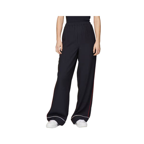 Tommy Hilfiger Pantaloni Pantalone Donna RWB Piping Blu - Francavilla Moda